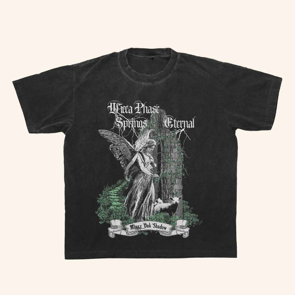Wicca Phase Merch Mossy Oak Shadow Angel Shirt Presents For Music Lovers Wicca Phase Merch Mossy Oak Shadow Angel Shirt Presents For Music Lovers