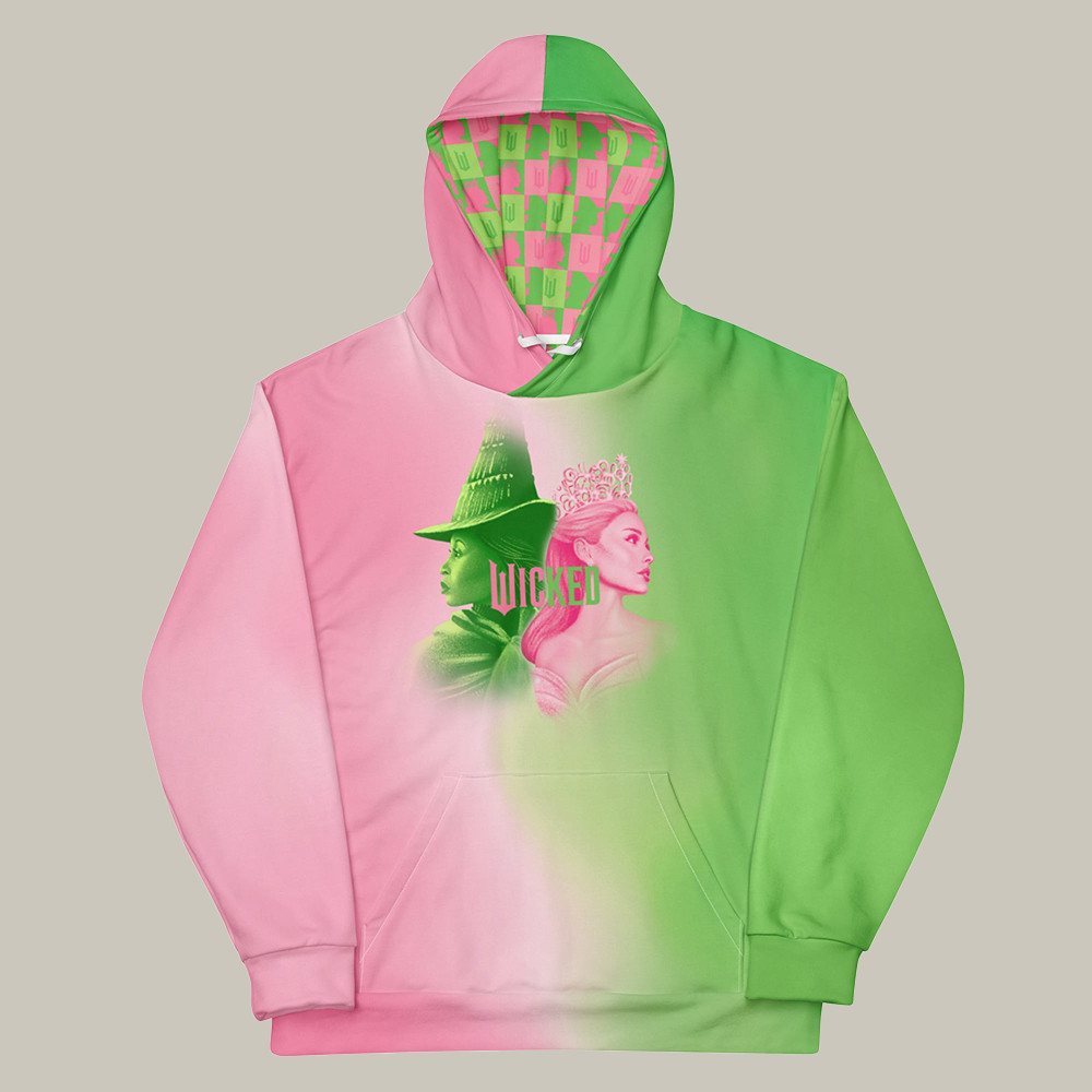 Wicked Elphaba Glinda Hoodie AMC Wicked Merch Changed For Good Glinda Lover Gifts