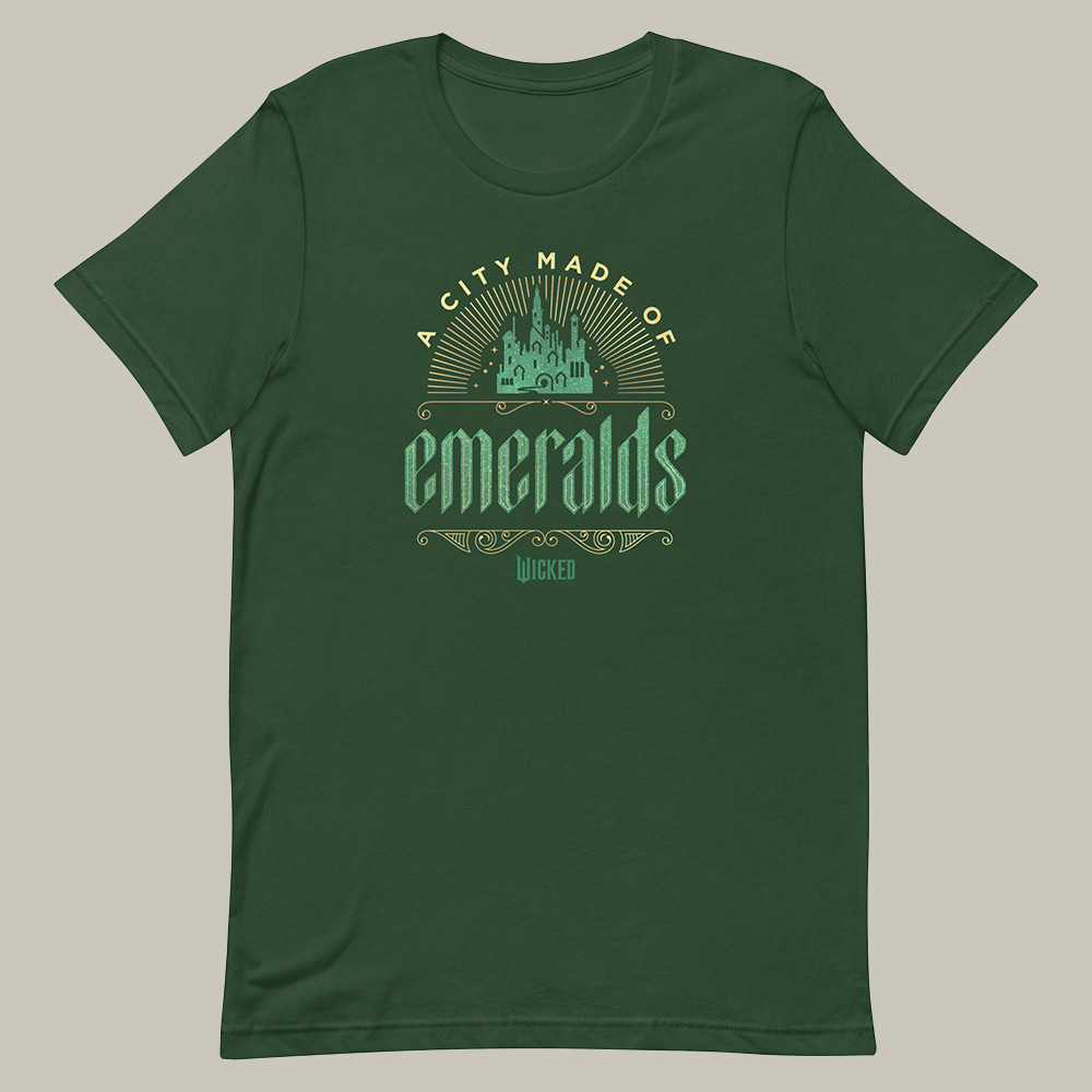 Wicked Emerald City T-Shirt AMC Wicked Merch Shiz University Gifts For Enthusiasts