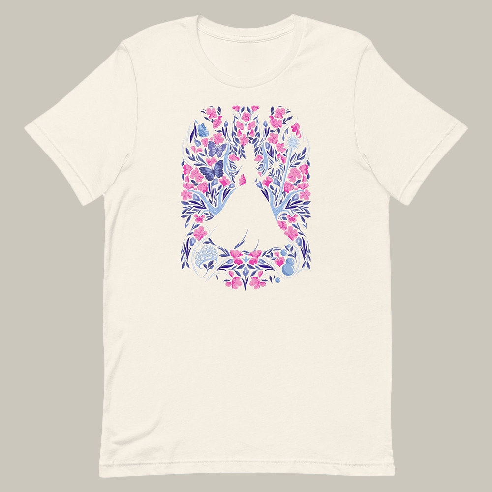 Wicked For Good T-Shirt Glinda Floral AMC Wicked Merch Glinda Lover Presents