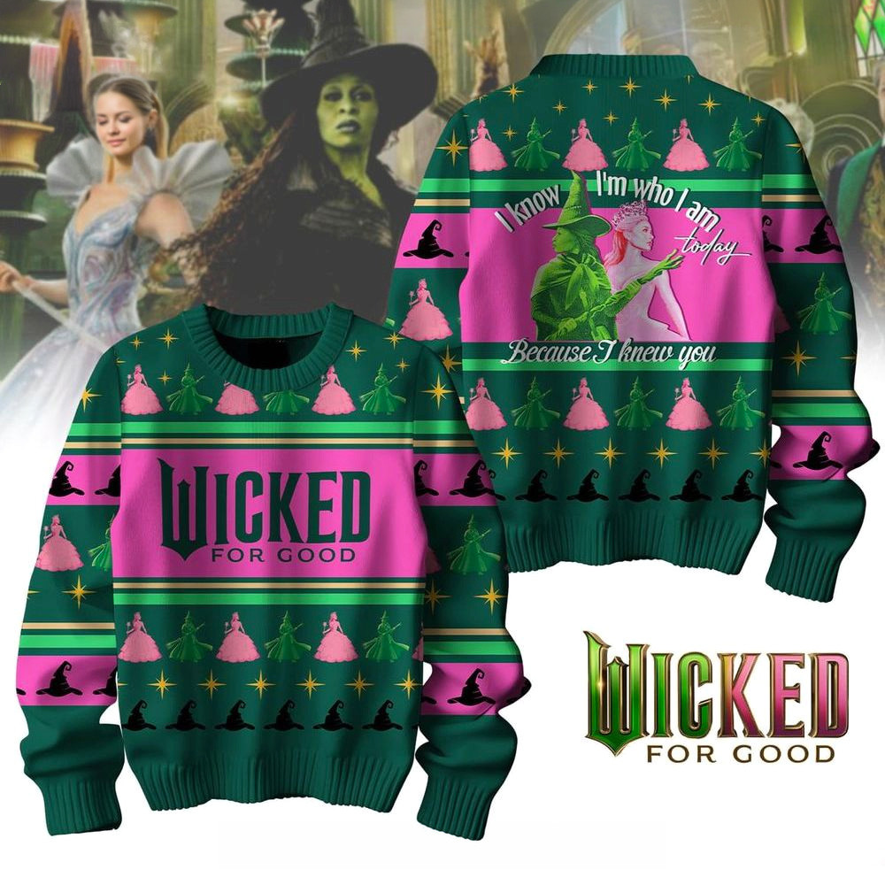Wicked For Good Ugly Sweater Fan Merch Gift Ideas For Friends