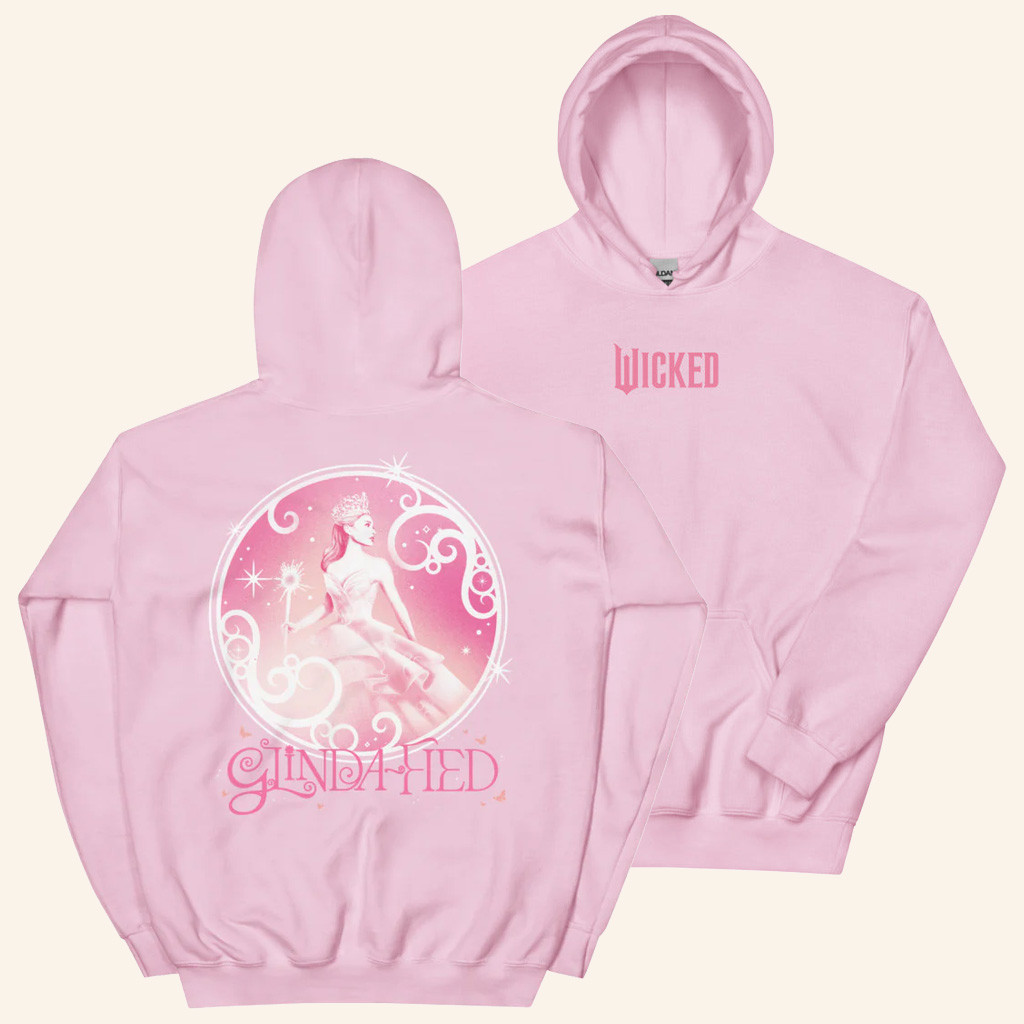 Wicked Merch Wicked Glinda Portrait Hoodie Best Gifts For Daughters Wicked Merch Wicked Glinda Portrait Hoodie Best Gifts For Daughters
