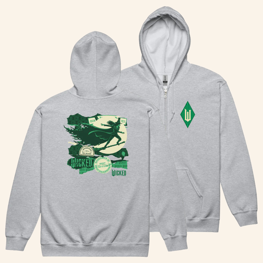 Wicked Merch Wicked Witch Zip Hoodie Birthday Gifts Ideas For Friends Wicked Merch Wicked Witch Zip Hoodie Birthday Gifts Ideas For Friends