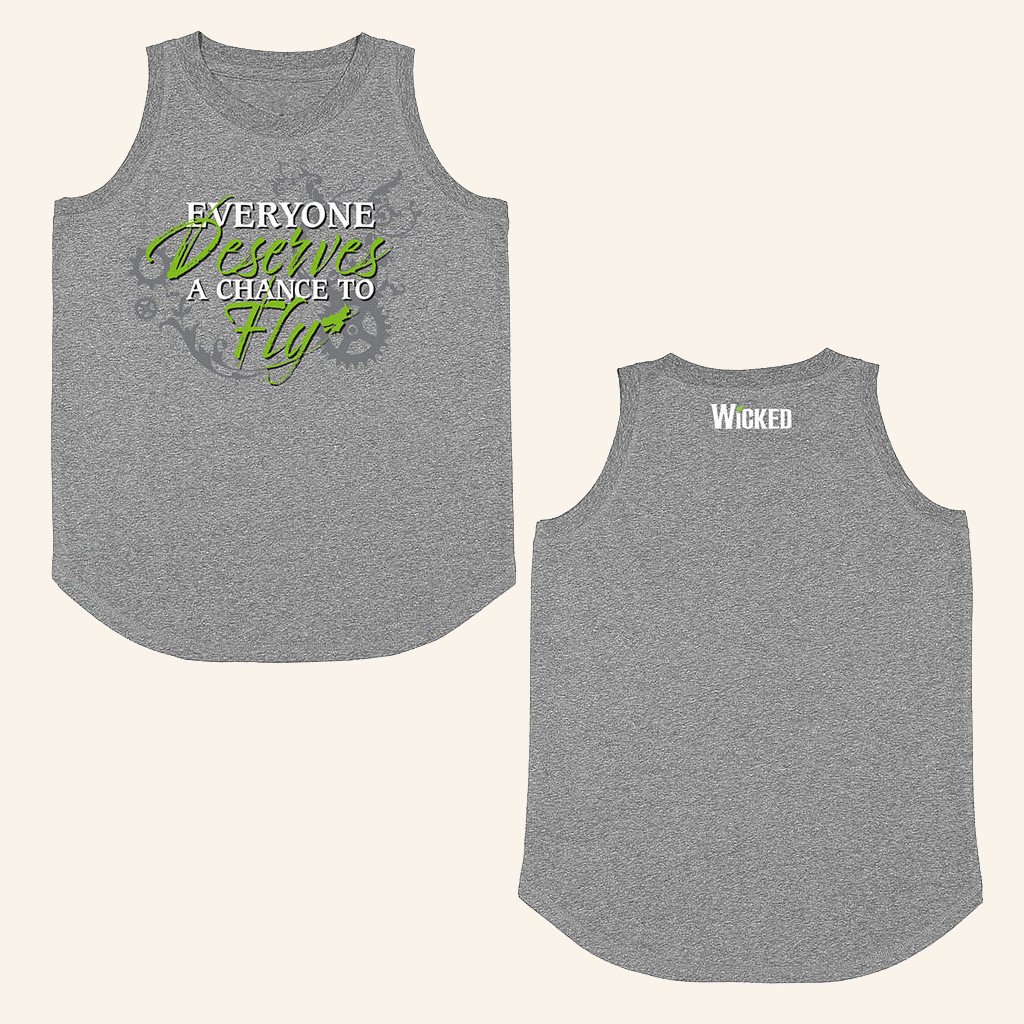 Wicked The Musical Merch Wicked Fitted Chance To Fly Tank Halloween Gift Ideas For Fans