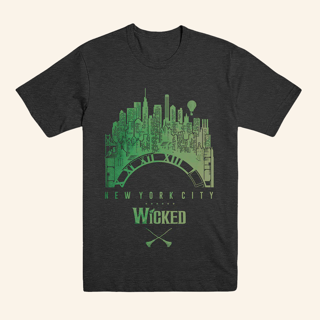 Wicked The Musical Merch Wicked NYC Clock T-Shirt Good Gifts For Boyfriend Wicked The Musical Merch Wicked NYC Clock T-Shirt Good Gifts For Boyfriend
