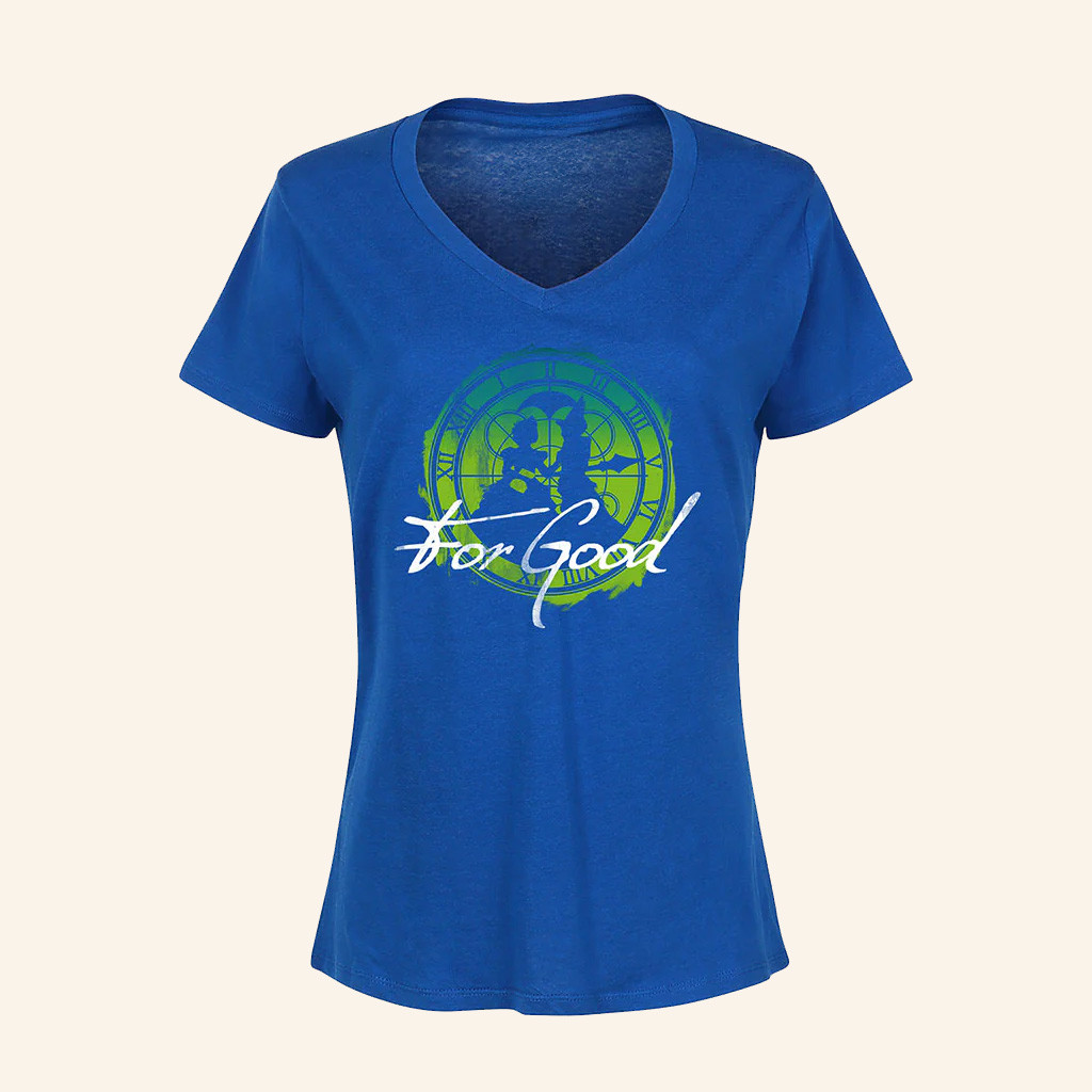 Wicked The Musical Merch Wicked Ombre For Good V-neck Shirt Gift For Halloween Wicked The Musical Merch Wicked Ombre For Good V-neck Shirt Gift For Halloween