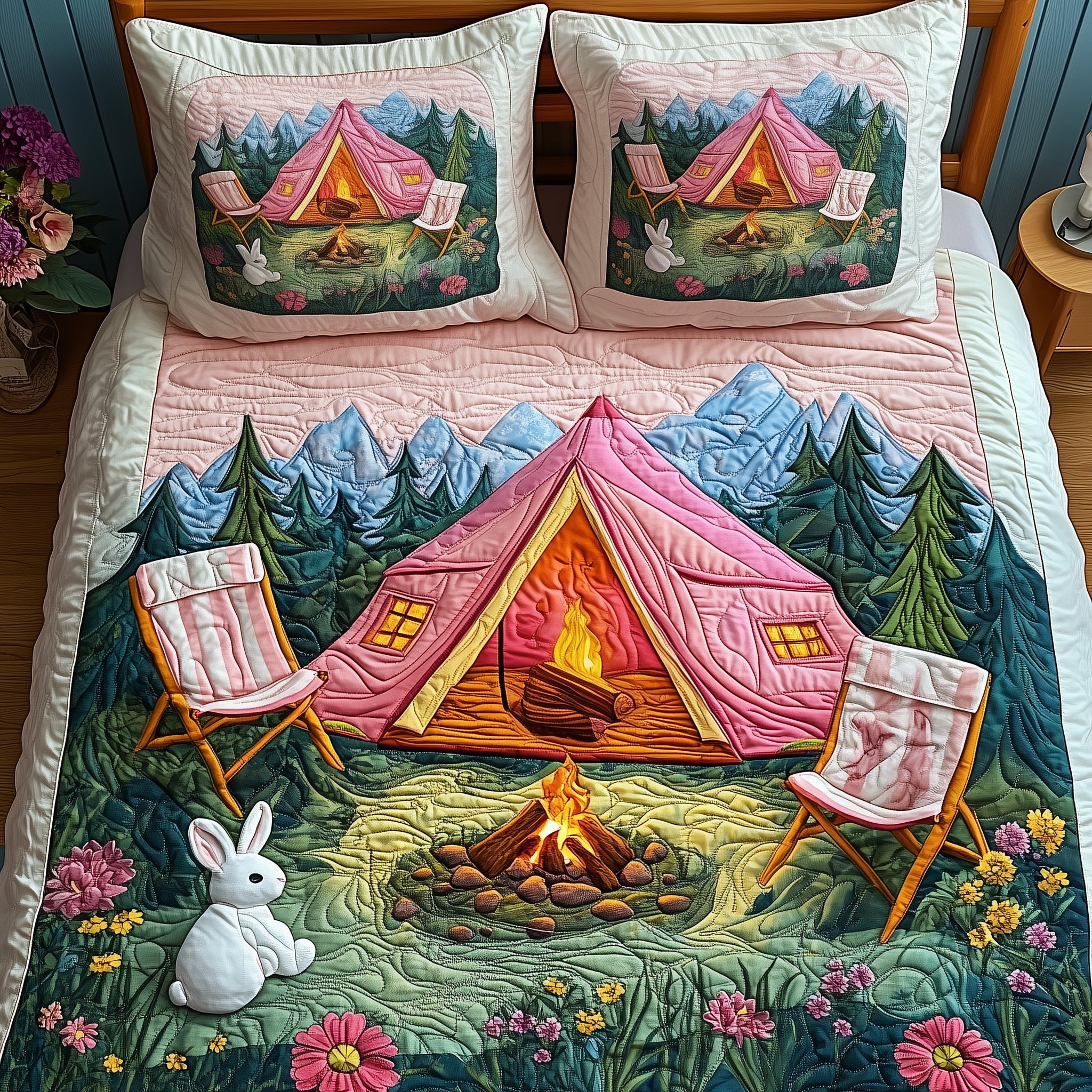 Widelife Dream Quilted Bedding Set Duvet Cover Merchandise Camping Gifts For Boyfriend