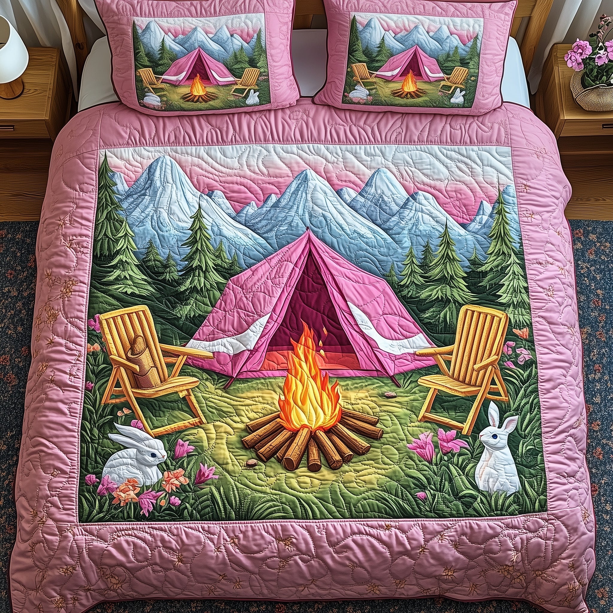 Widelife Dream Quilted Bedding Set Duvet Cover Merchandise Camping Gifts For Girlfriend