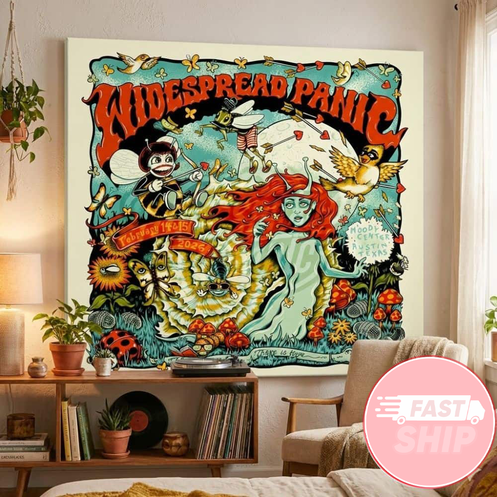 Widespread Panic Valentine Day Run 2026 February 14-15 At Moody Center Austin Single Event Poster