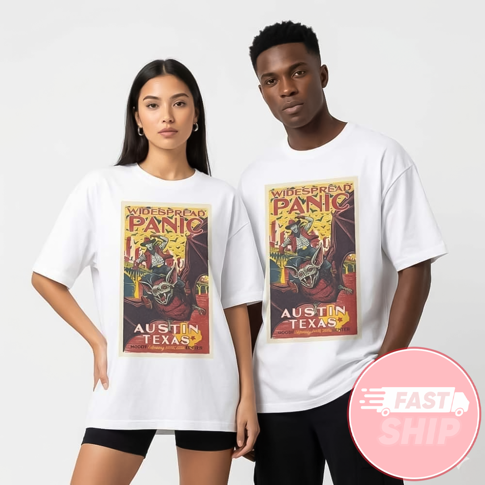 Widespread Panic Valentine's Day Run 2026 February 14-15 At Moody Center Austin Single Event Poster Shirt