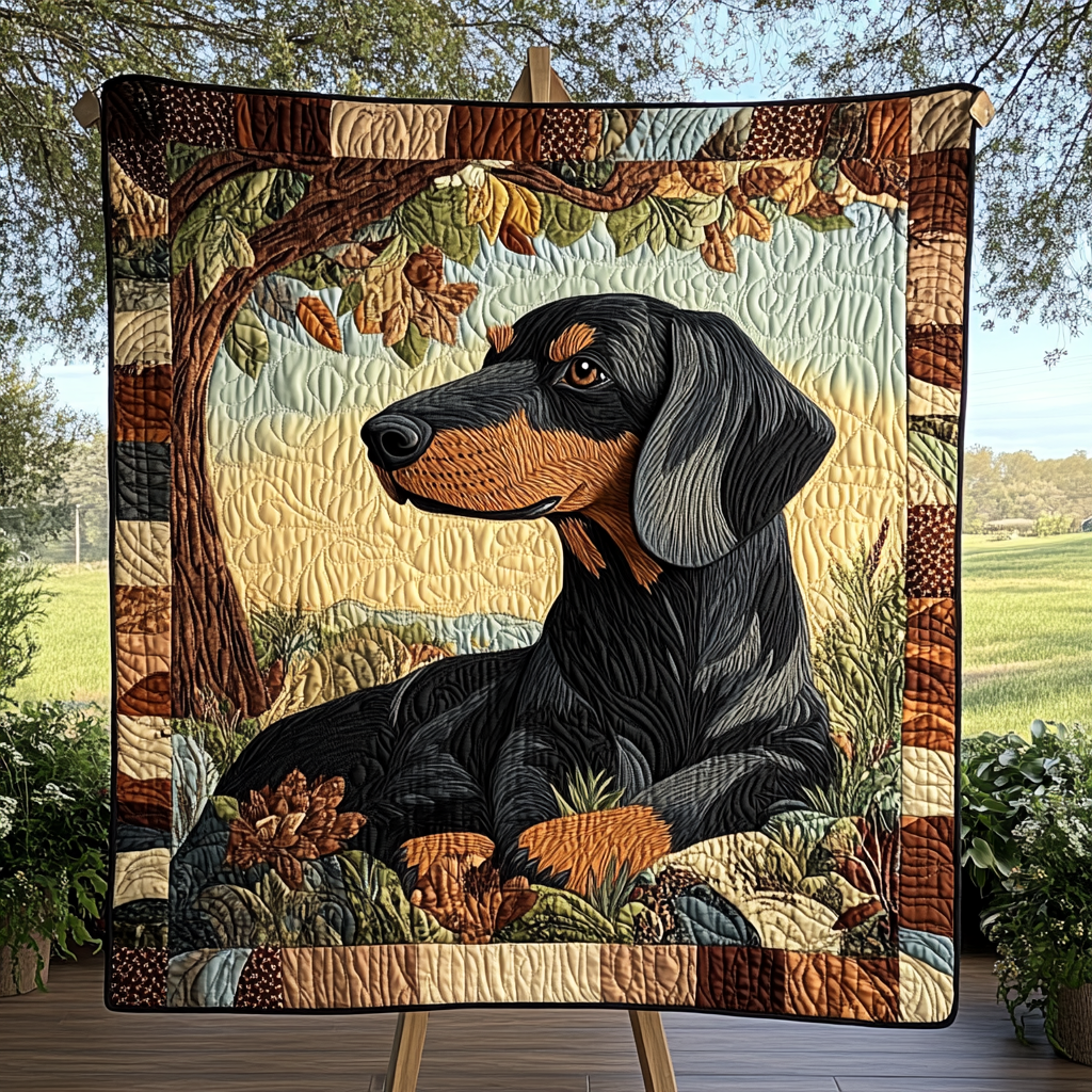 Wiener Wonder Quilted Blanket Best Gifts For Dog Owners