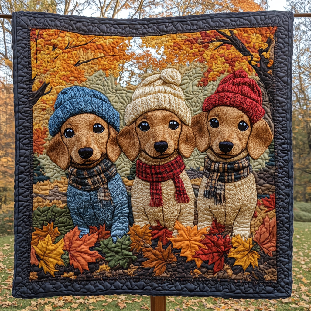 Wiener Wonder Quilted Blanket Best Gifts For New Dog Owners