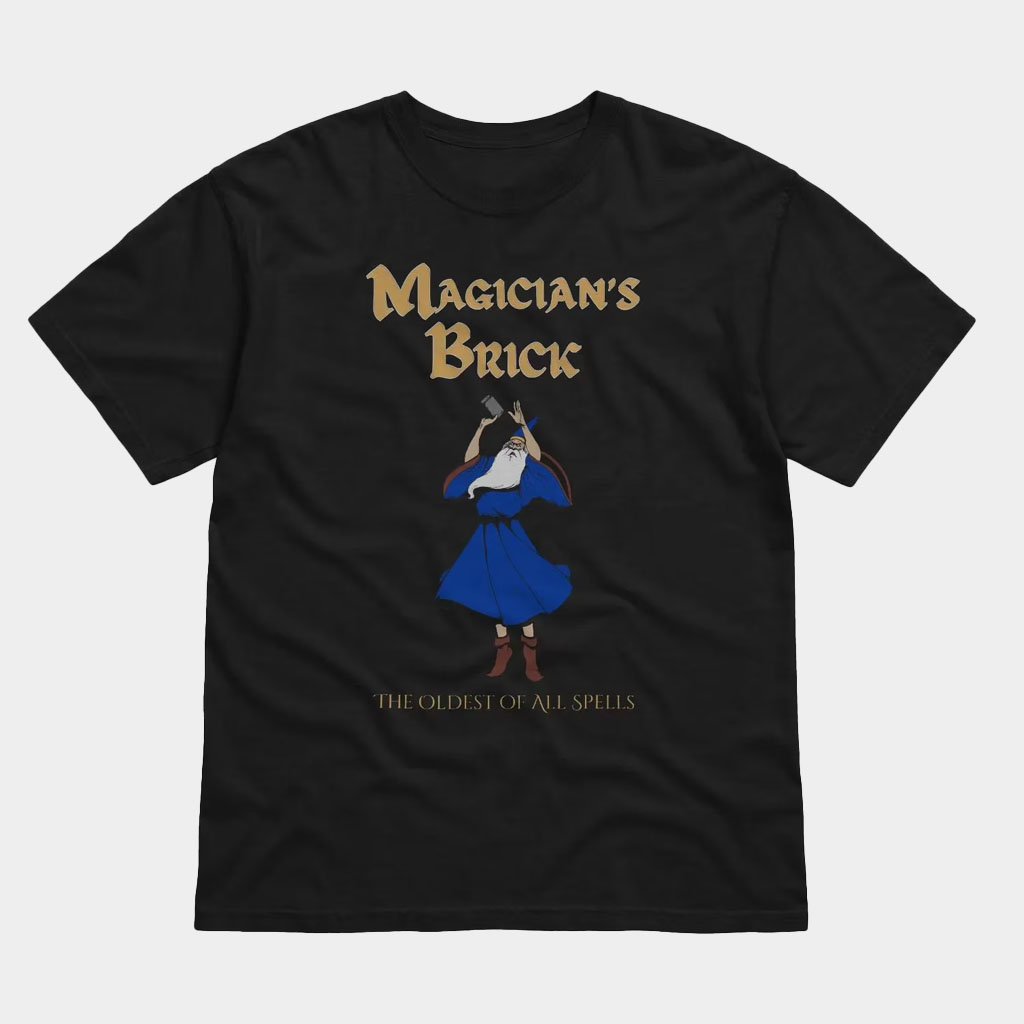 Wigglewood Merch Magician's Brick T-Shirt Wigglewood Shirt Present For Husband-1