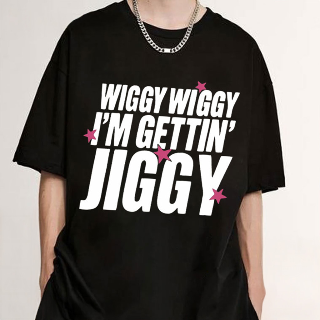 Wiggy Wiggy I'm Gettin Jiggy Five Boy Band Music T-Shirt Gifts For Fans Wiggy Wiggy I'm Gettin Jiggy Five Boy Band Music T-Shirt Gifts For Fans
