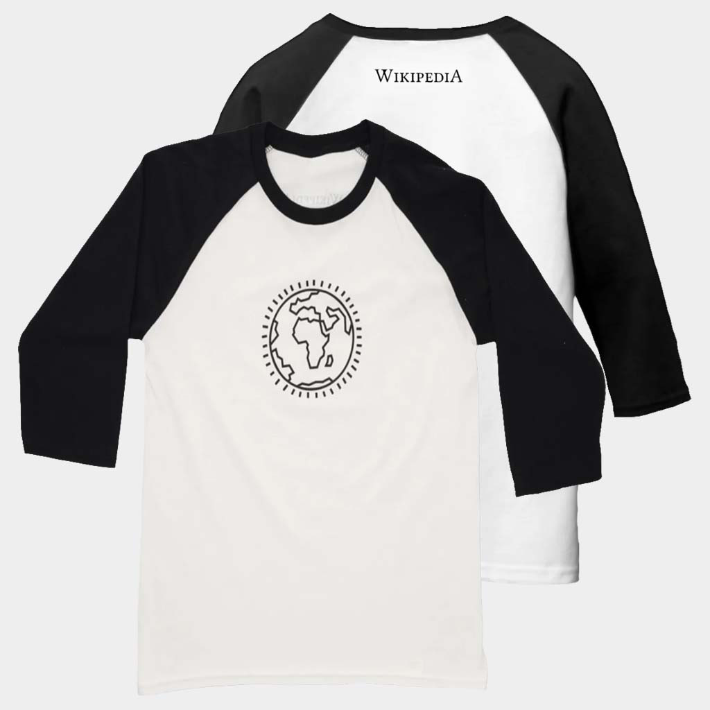 Wikipedia Merch Wikipedia World Symbol Baseball Shirt Birthday Gift For Husband