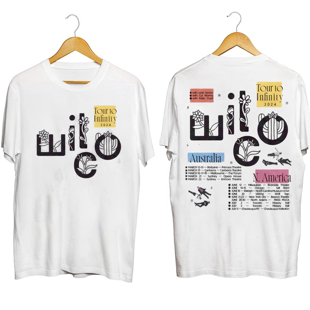 Wilco Band Tour To Infinity Shirt Wilco Merch Gifts For Rock Fans