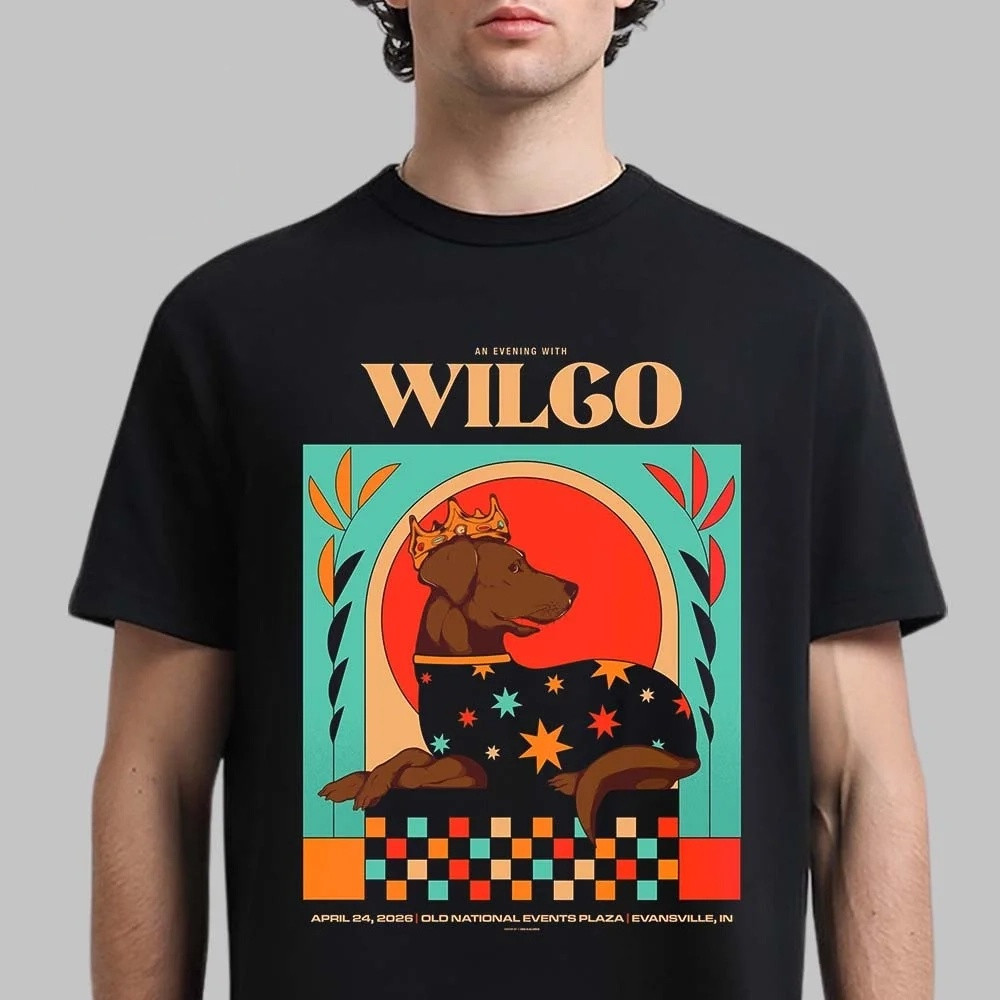 Wilco Evansville Indianapolis 2026 T-Shirt King Chocolate Labrador Shirt Gift For Him