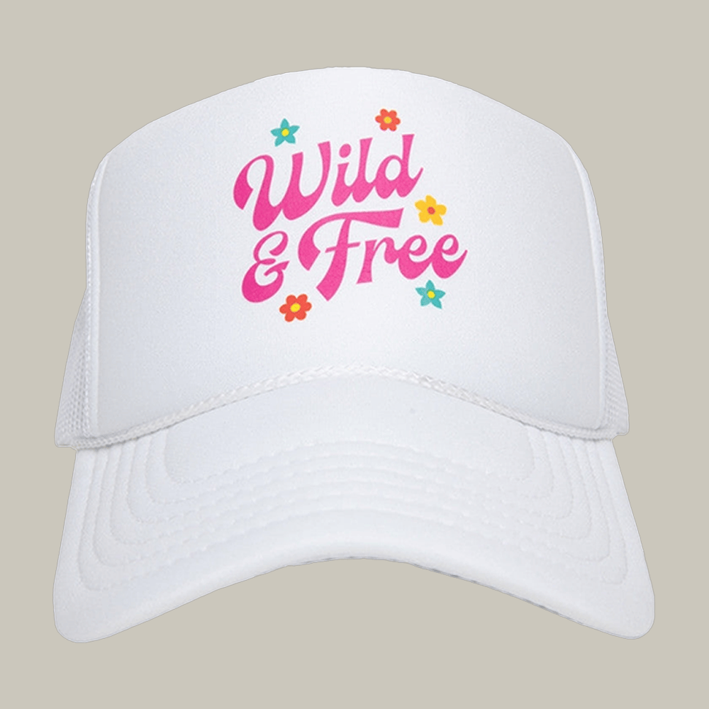 Wild & Free Foam Trucker Hat Katydid Wild Free Cap Unique Gift Ideas