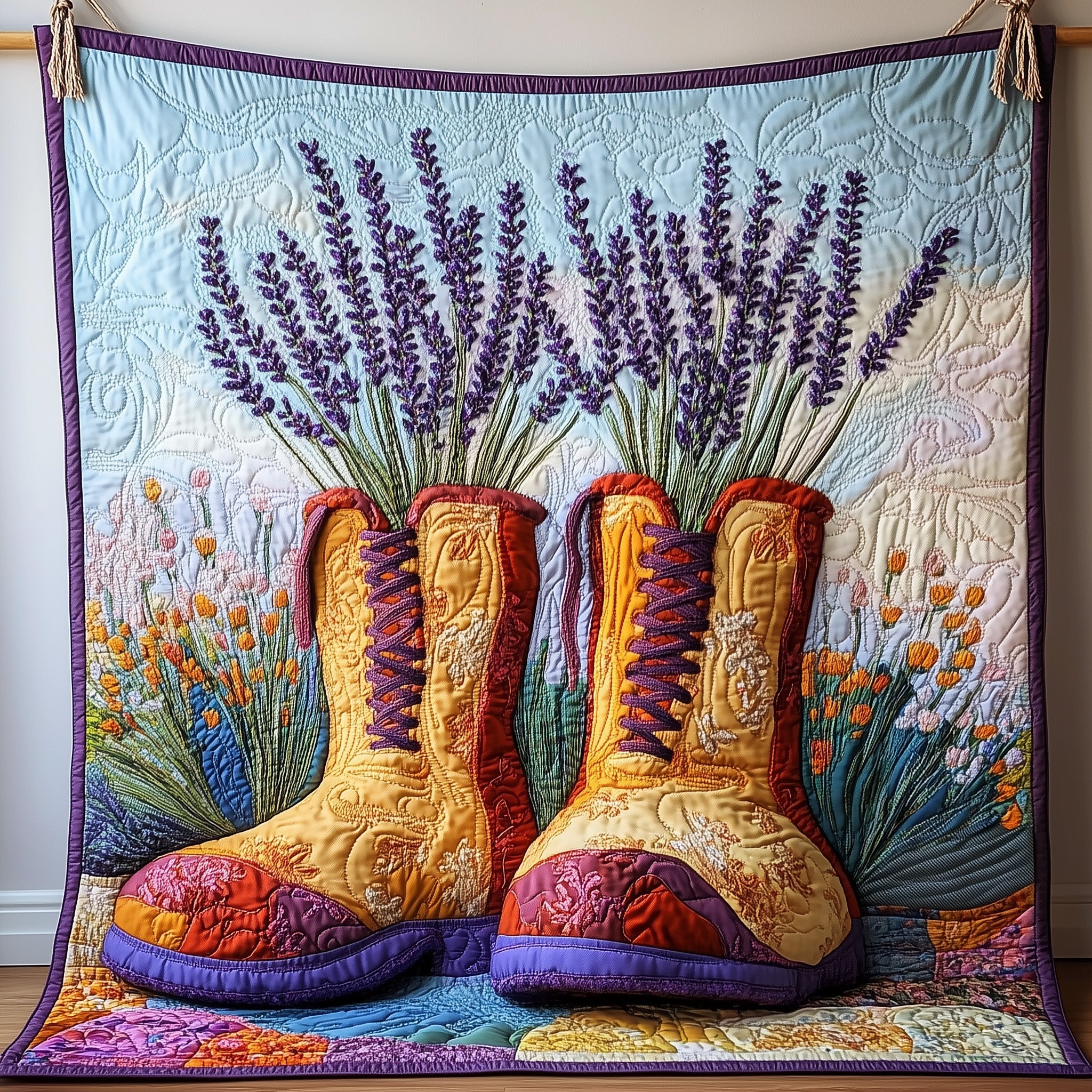 Wild And Feminine Quilted Blanket Best Couch Throw BlanketBest Christmas Presents For Men 2025