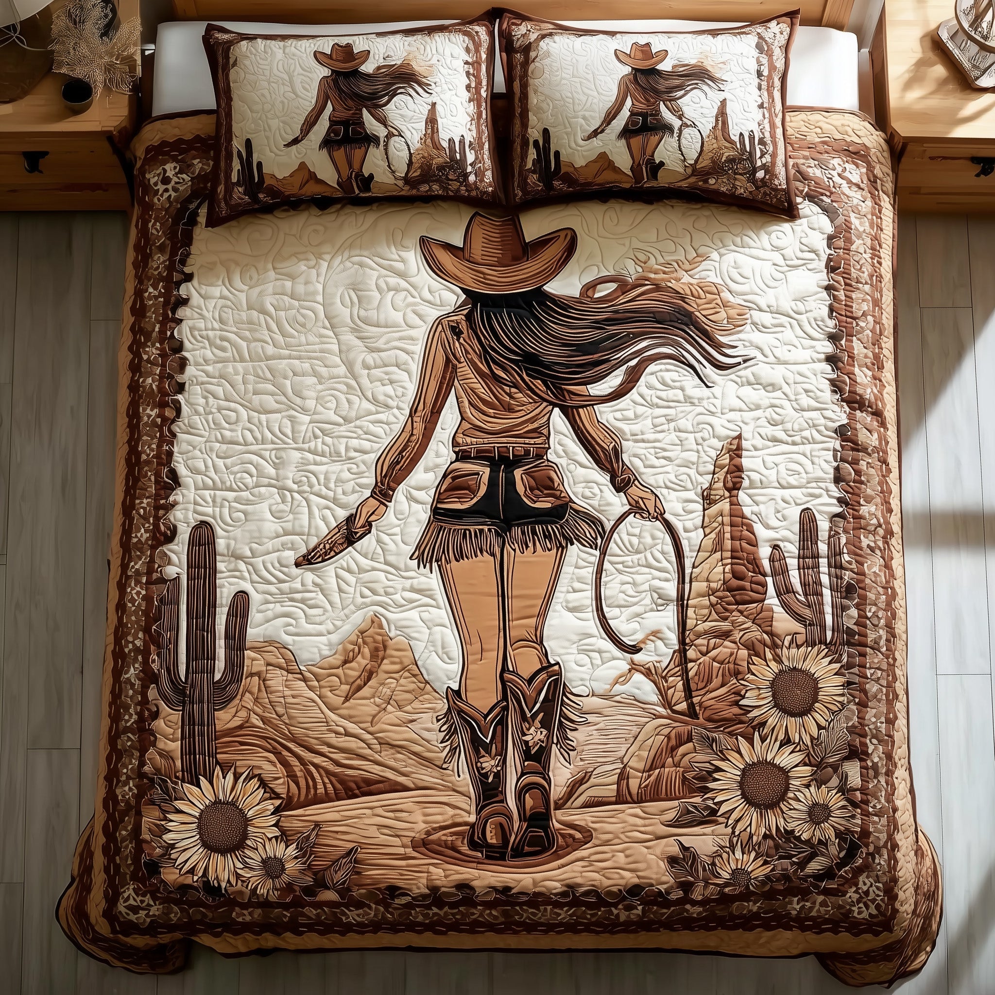 Wild And Free Quilted Bedding Set Holiday Gift