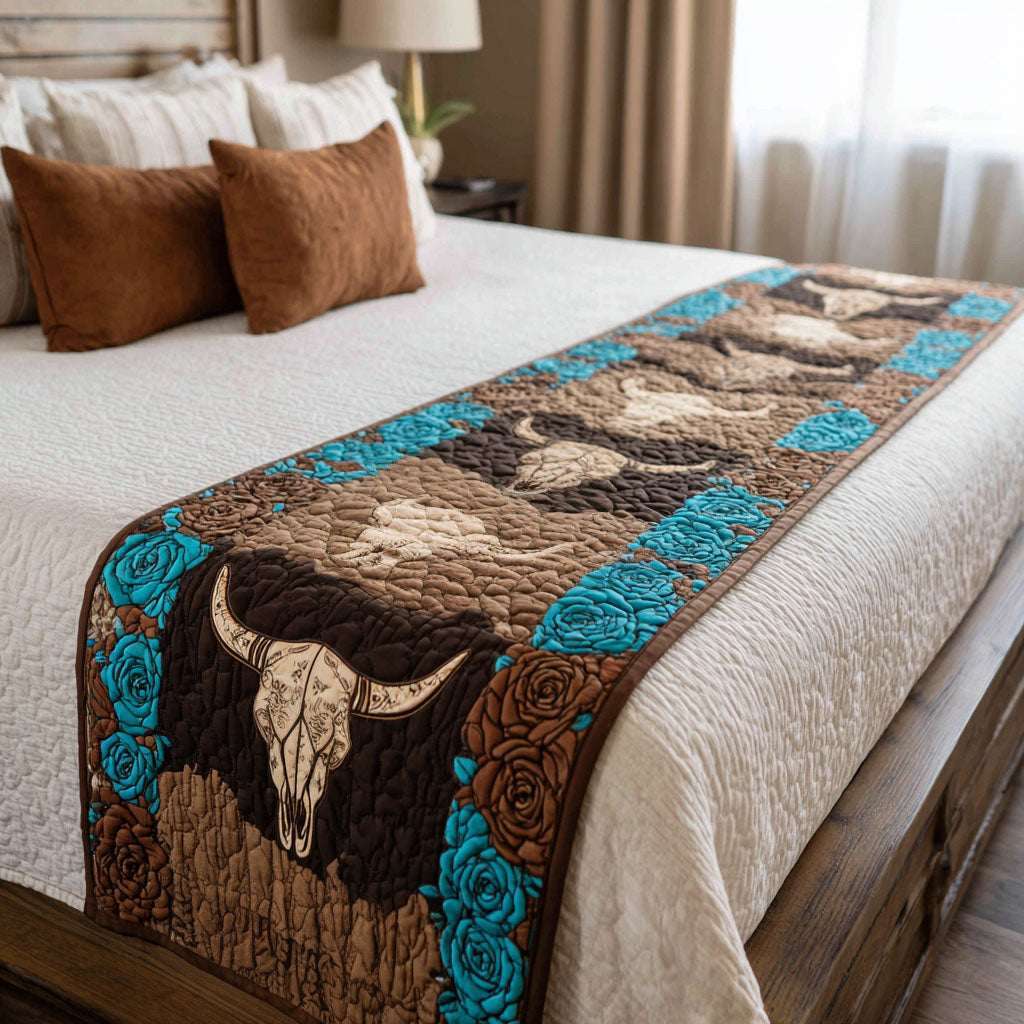 Wild Dust Quilted Bed Runner Bed Decorations Western Christmas Gifts For Him