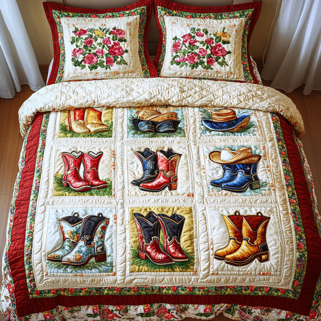 Wild Frontier Quilted Bedding Set Best Comforter Sets Best Gifts For Cowboys