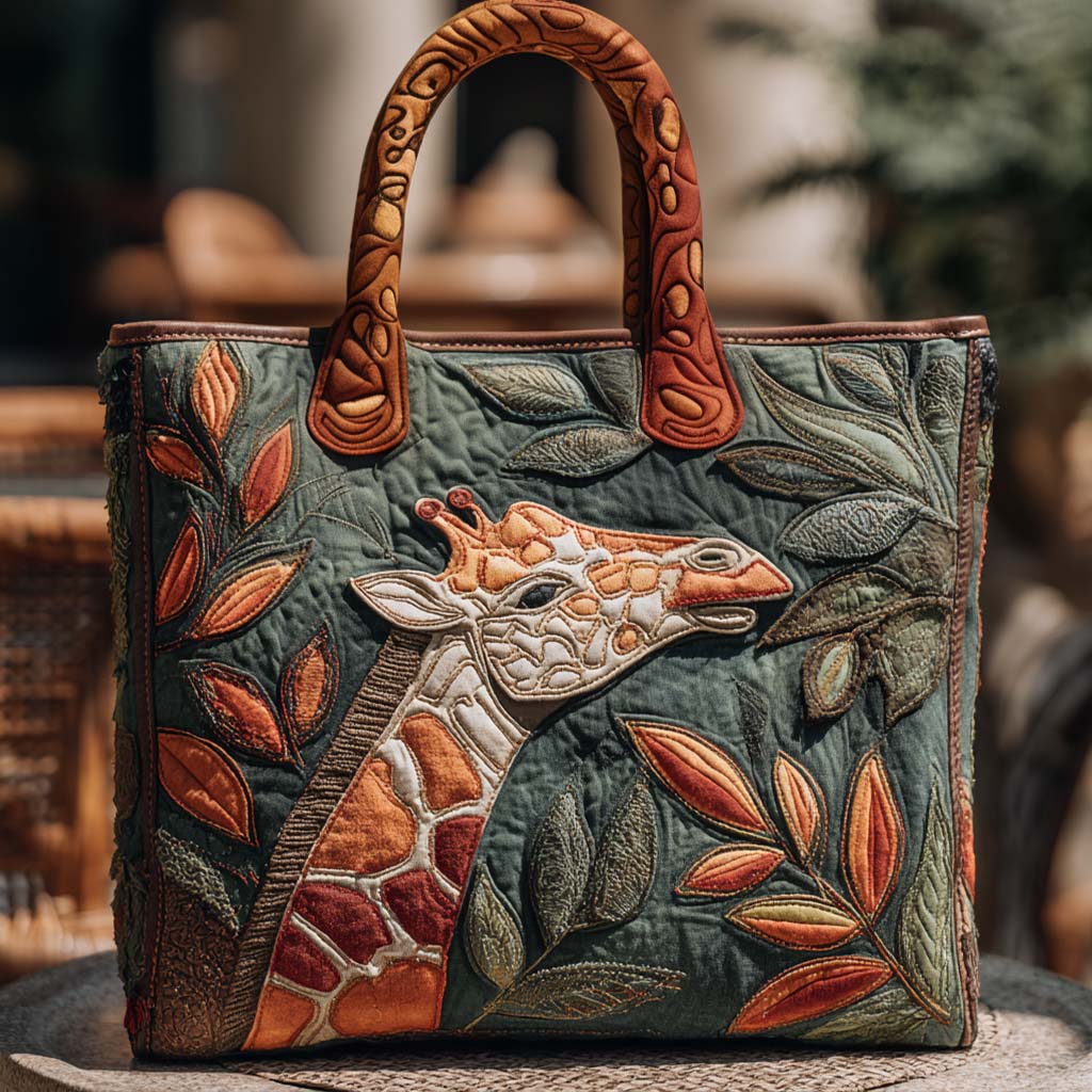 Wild Gaze Quilted Tote Bag Top Gifts For Elephant Lovers