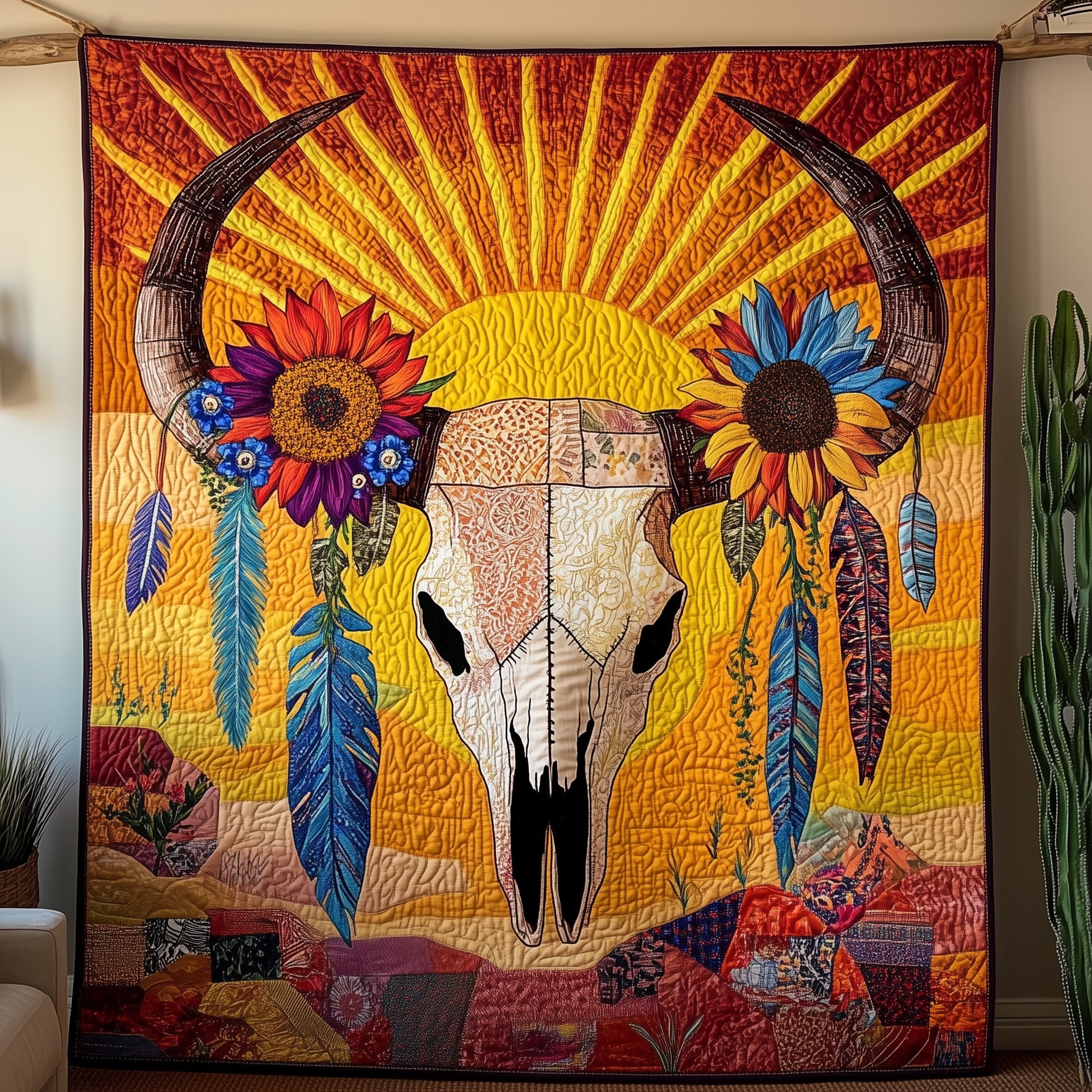 Wild Grace Quilted Blanket Best Couch Throw BlanketPerfect Xmas Gift For Wife