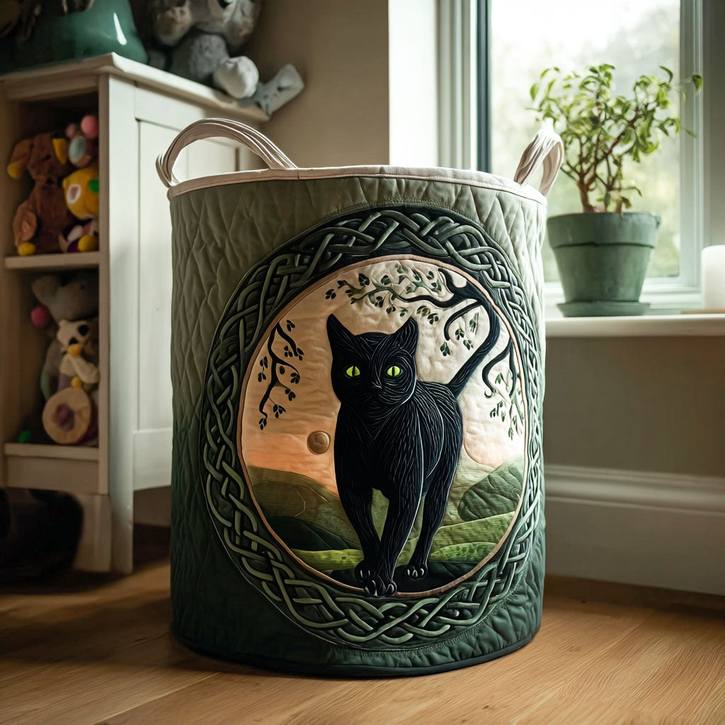 Wild Grove Guardian Quilted Laundry Basket Trendy Quilted Laundry Hamper Gift for Modern Living