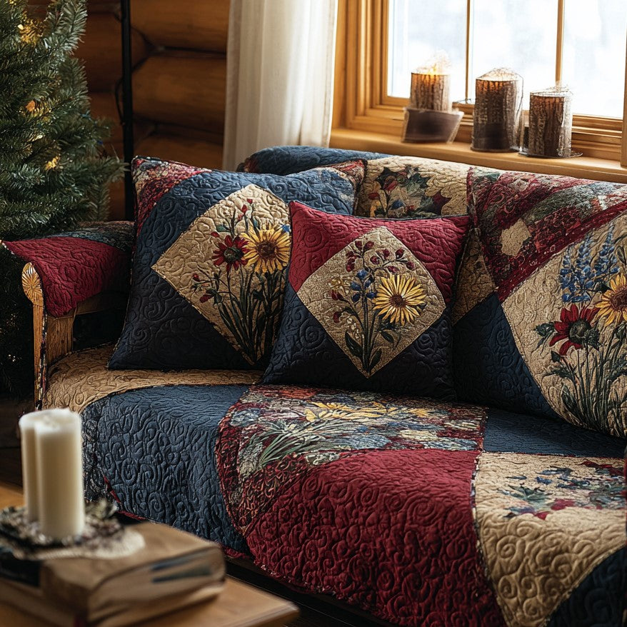 Wild Harvest Quilted Sofa Cover Couch Covers Christian Gifts For Couples