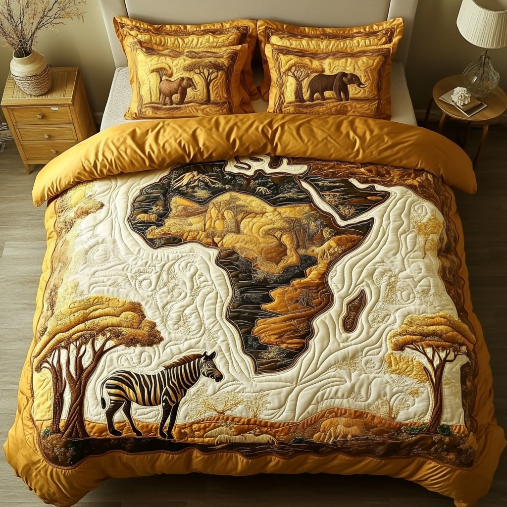Wild Haven Quilted Bedding Set Best Bed Sheet Set Best African American Gifts