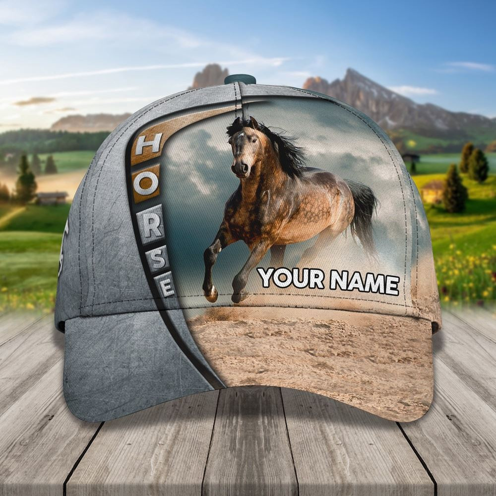 Wild Horse Customized Name Cap Farm Cap Farmer Baseball Cap Gift For Farmer