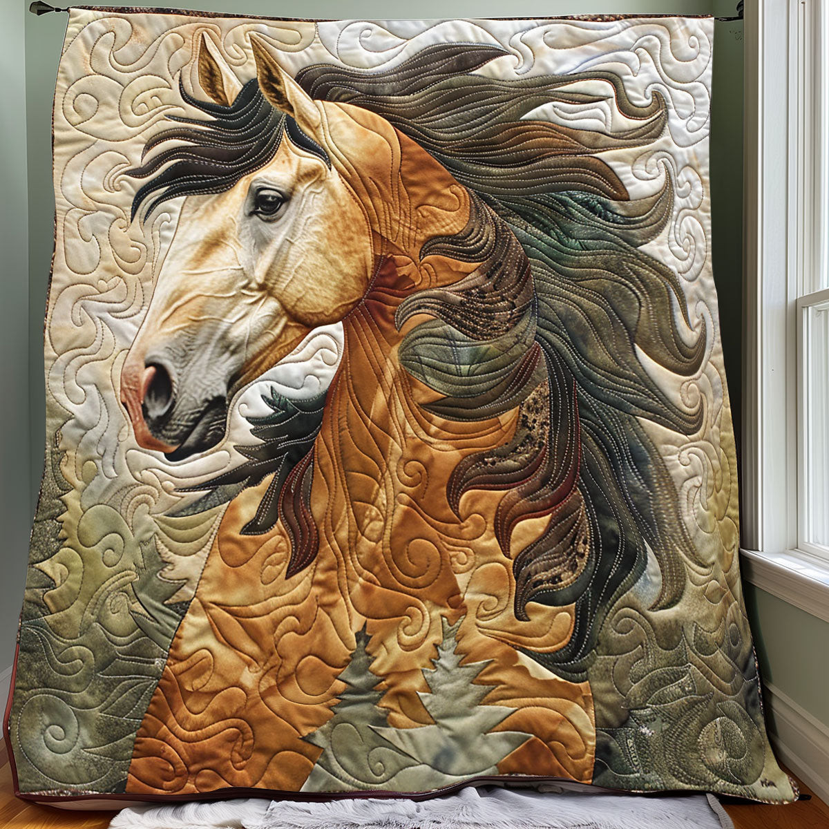 Wild Horse Quilt Blanket Mothers Day Blanket Mother's Day Gifts For Wife