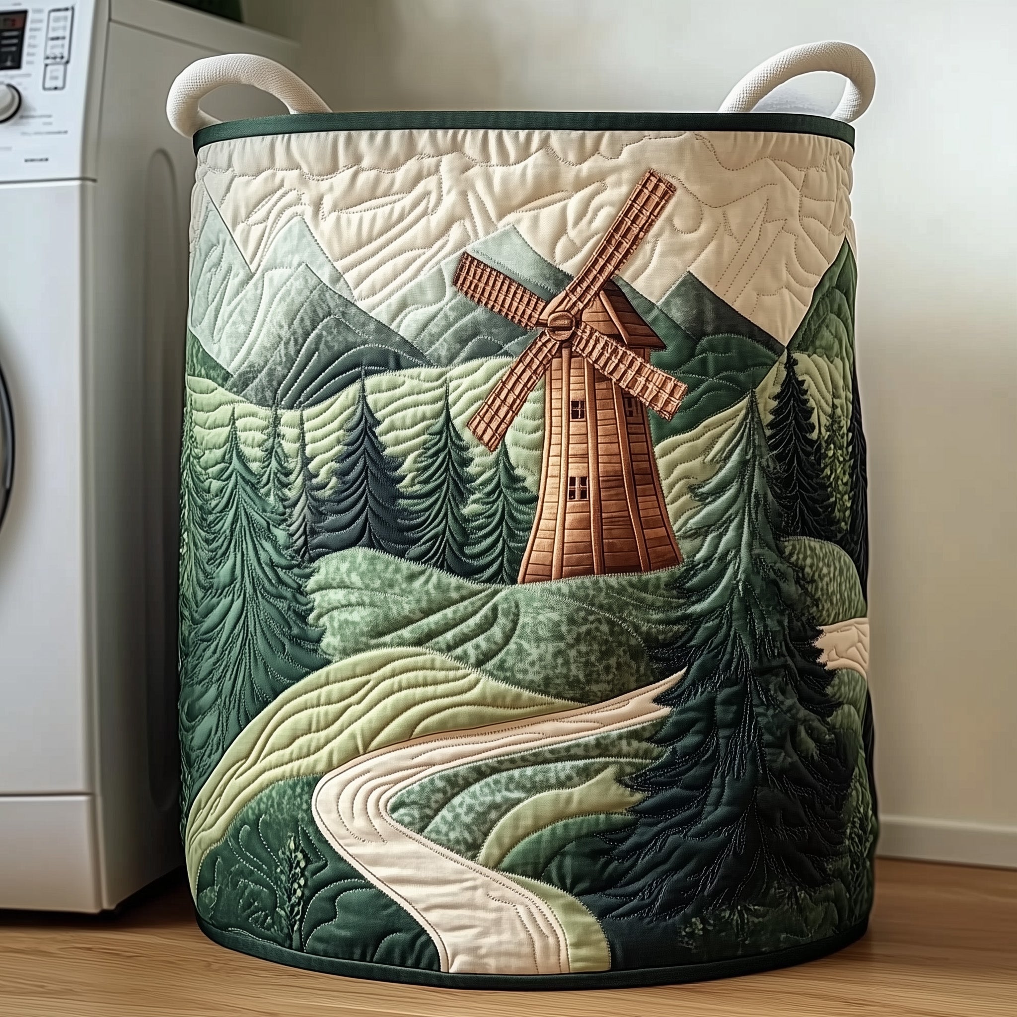 Wild Quilted Laundry Basket Christmas Gifts For Flower Lovers