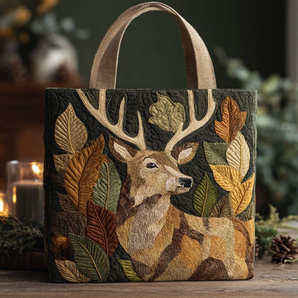 Wild Serenity Quilted Tote Bag Gifts For Forestry Workers