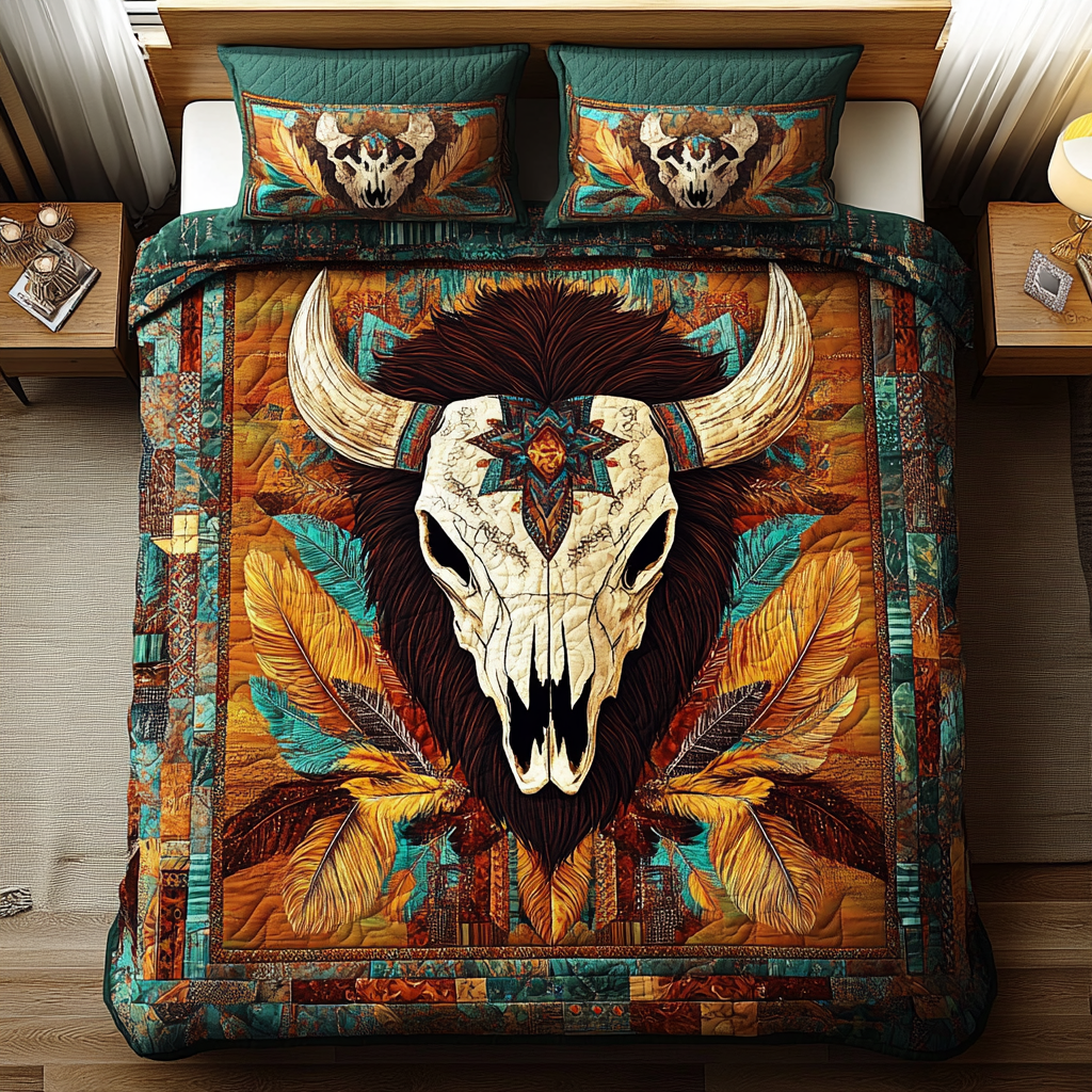 Wild Soul Quilted Bedding Set Thoughtful Bedding Gift for Cozy Winter Nights