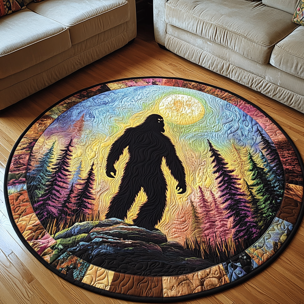 Wild Tracks Quilted Round Mat Entryway Christmas Decor Ideas Farmer Dad Christmas Gifts