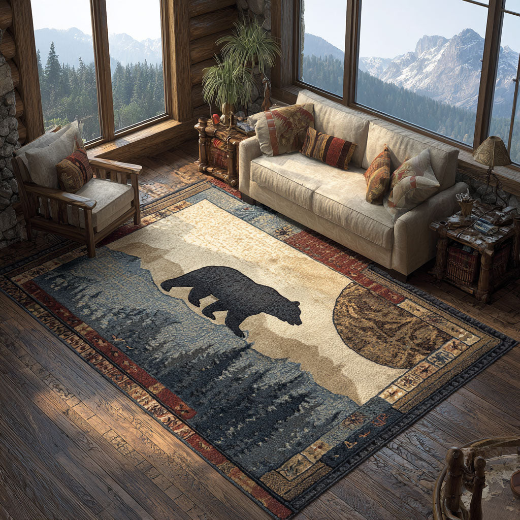 Wild Trail Area Rug Foyer Decor Ideas Bear Gifts For Women