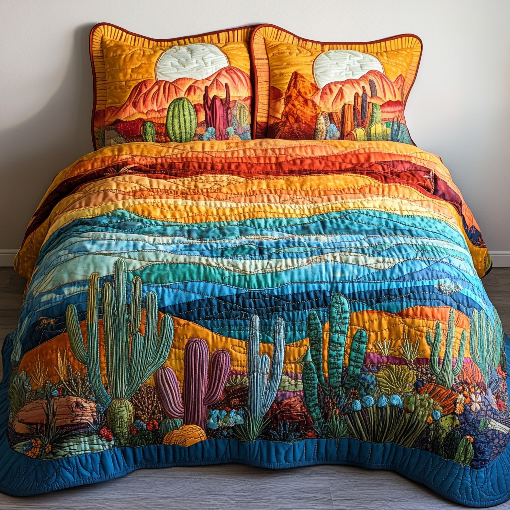 Wild West Quilted Bedding Set Ultra-Soft Bedding Set for a Hotel-Like Experience