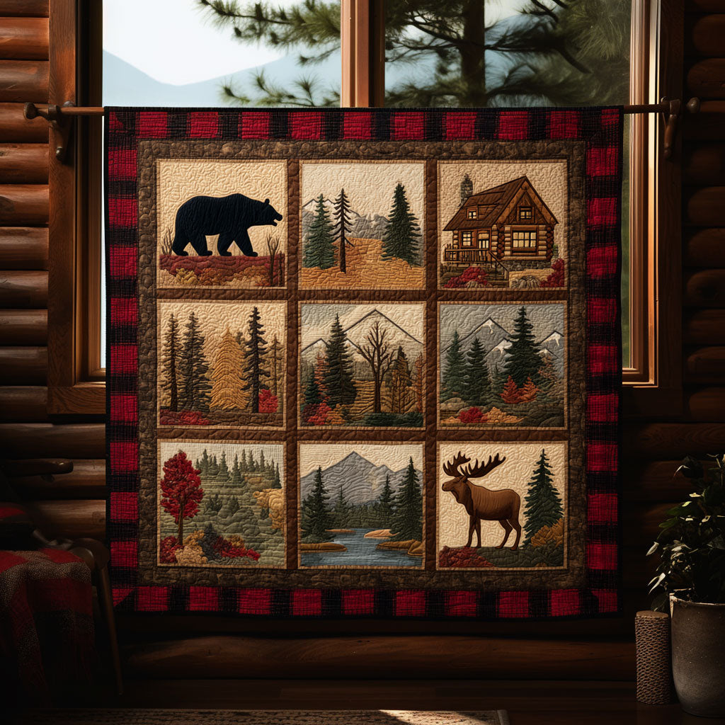 Wilderness Time Quilt High-Quality Cotton Quilt Blanket for Restful Sleep