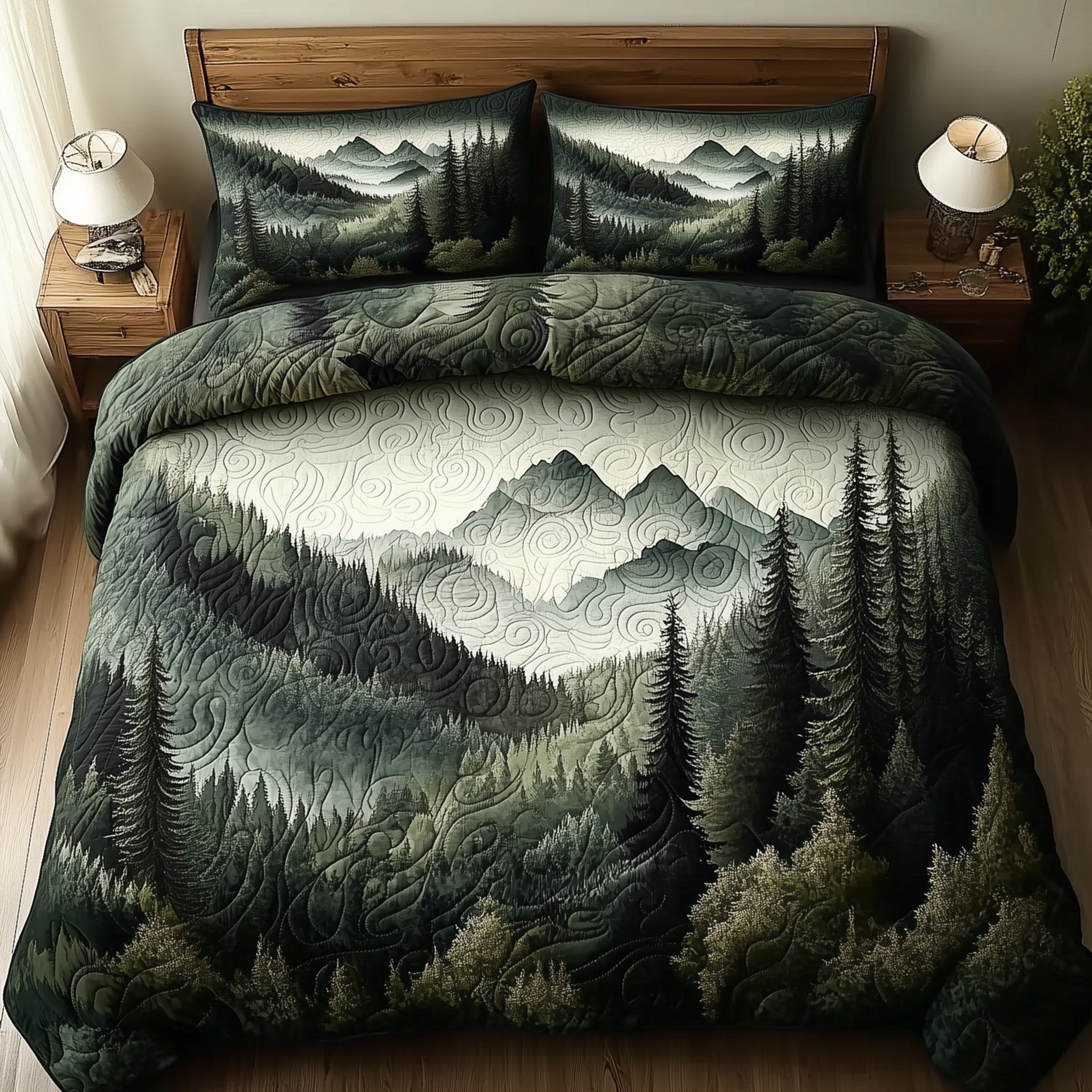 Wildernest Dreams Quilted Bedding Set Duvet Cover Bed Sheet Christmas Presents For Your Sister In Law