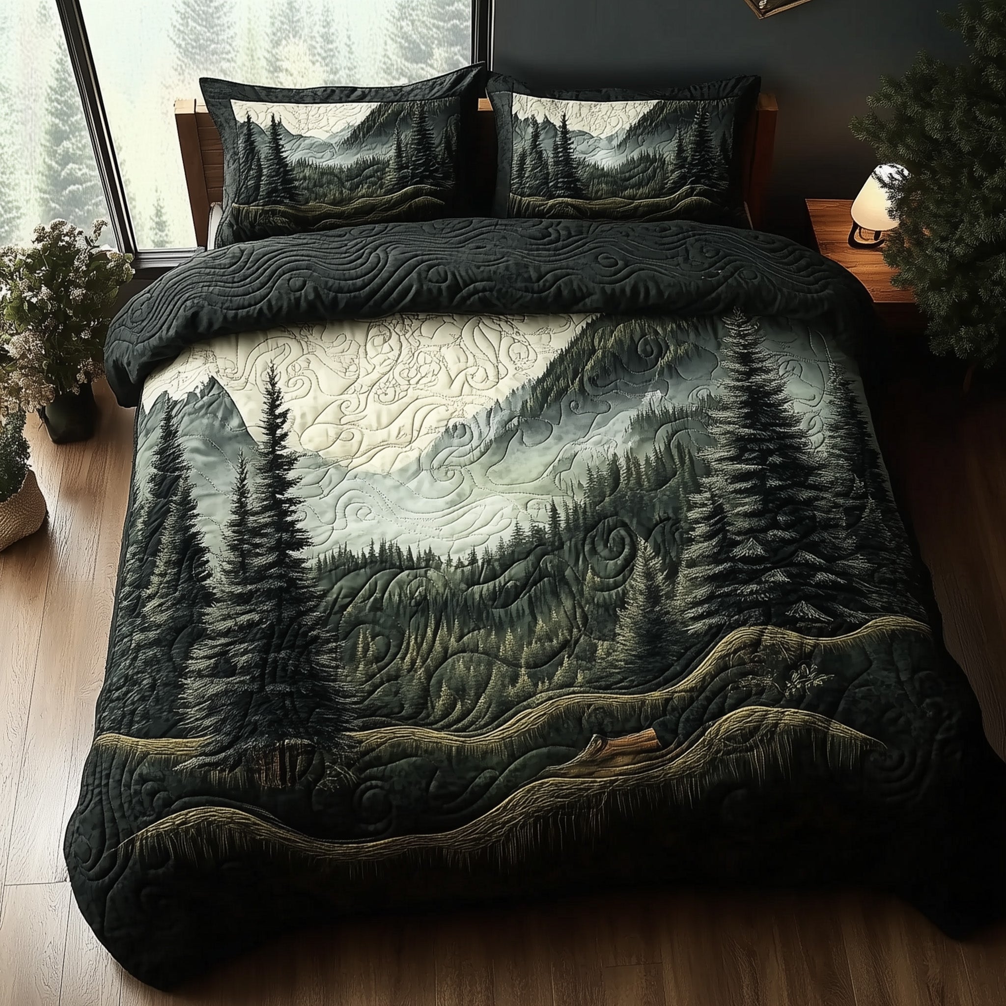 Wildernest Dreams Quilted Bedding Set Duvet Cover Bed Sheet Christmas Sister In Law Gifts