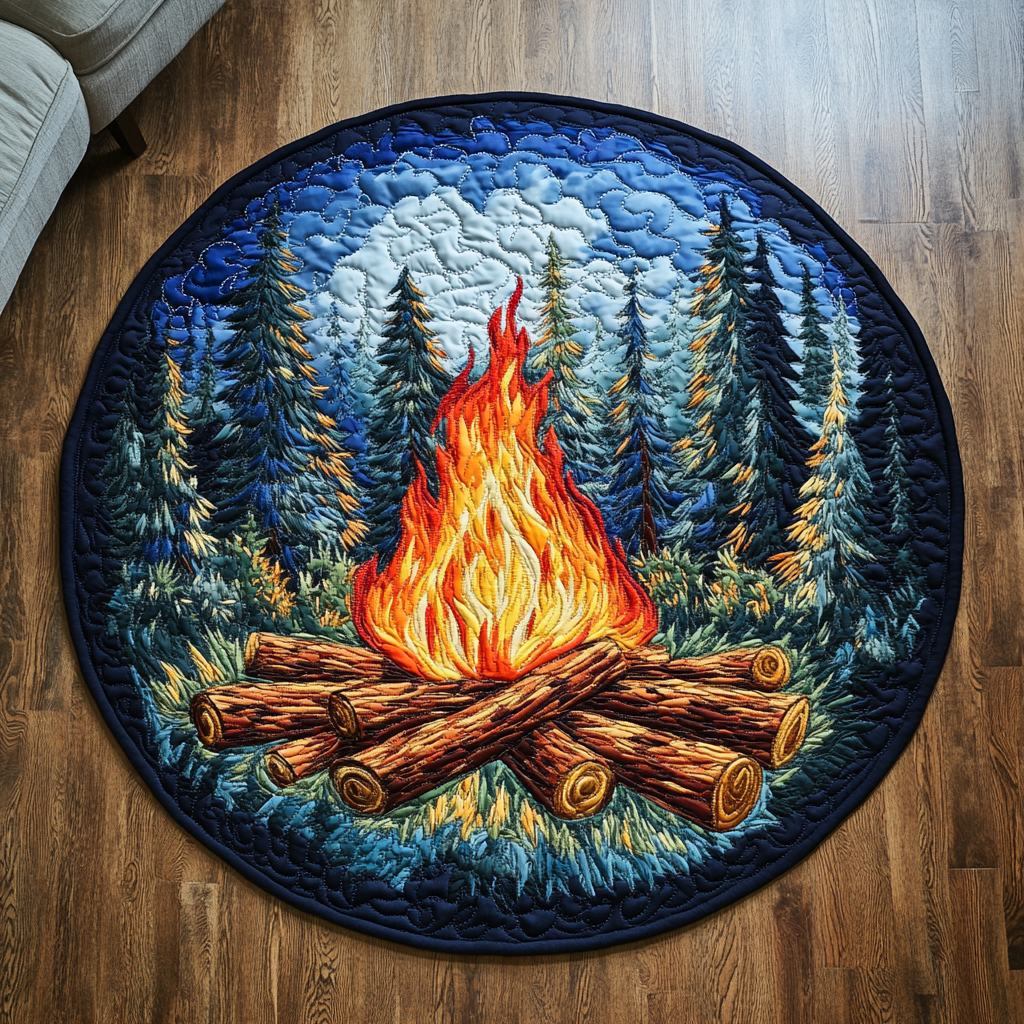 Wildfire Nights Quilted Round Mat Entryway Design Ideas Gifts For The Farmer Who Has Everything