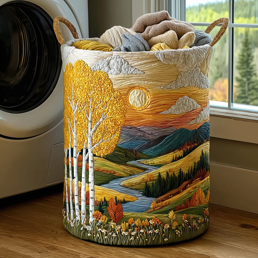 Wildflower Hills Quilted Laundry Basket Great Stocking Stuffer