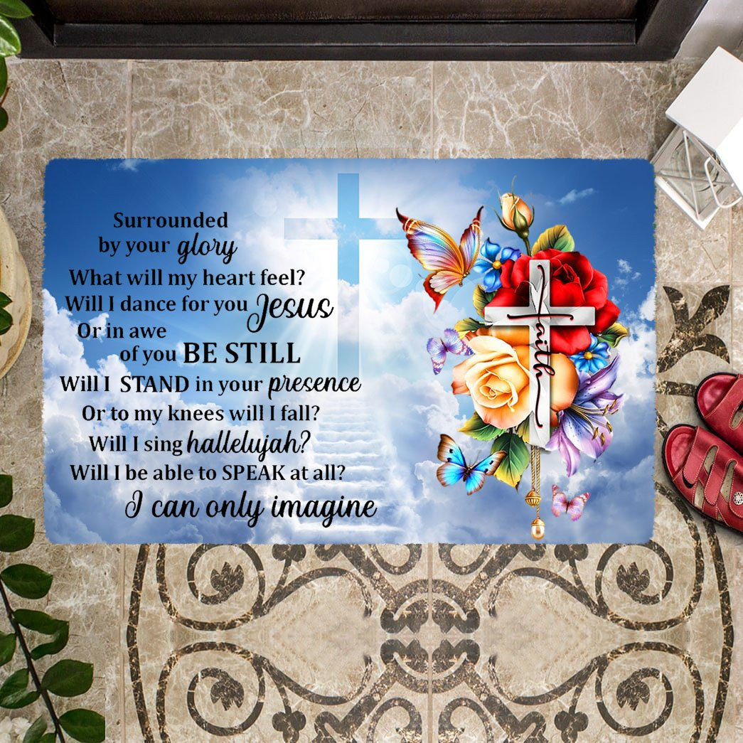 Will I Stand In Your Presence Doormat Door Christmas Decorations Xmas Gifts For Family