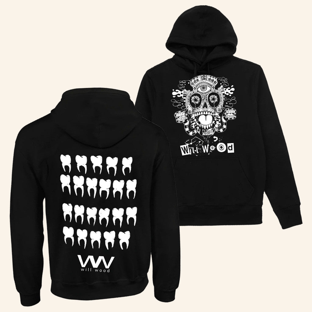 Will Wood Merch Host Skull Hoodie Music Lover Gift Ideas For Him Will Wood Merch Host Skull Hoodie Music Lover Gift Ideas For Him