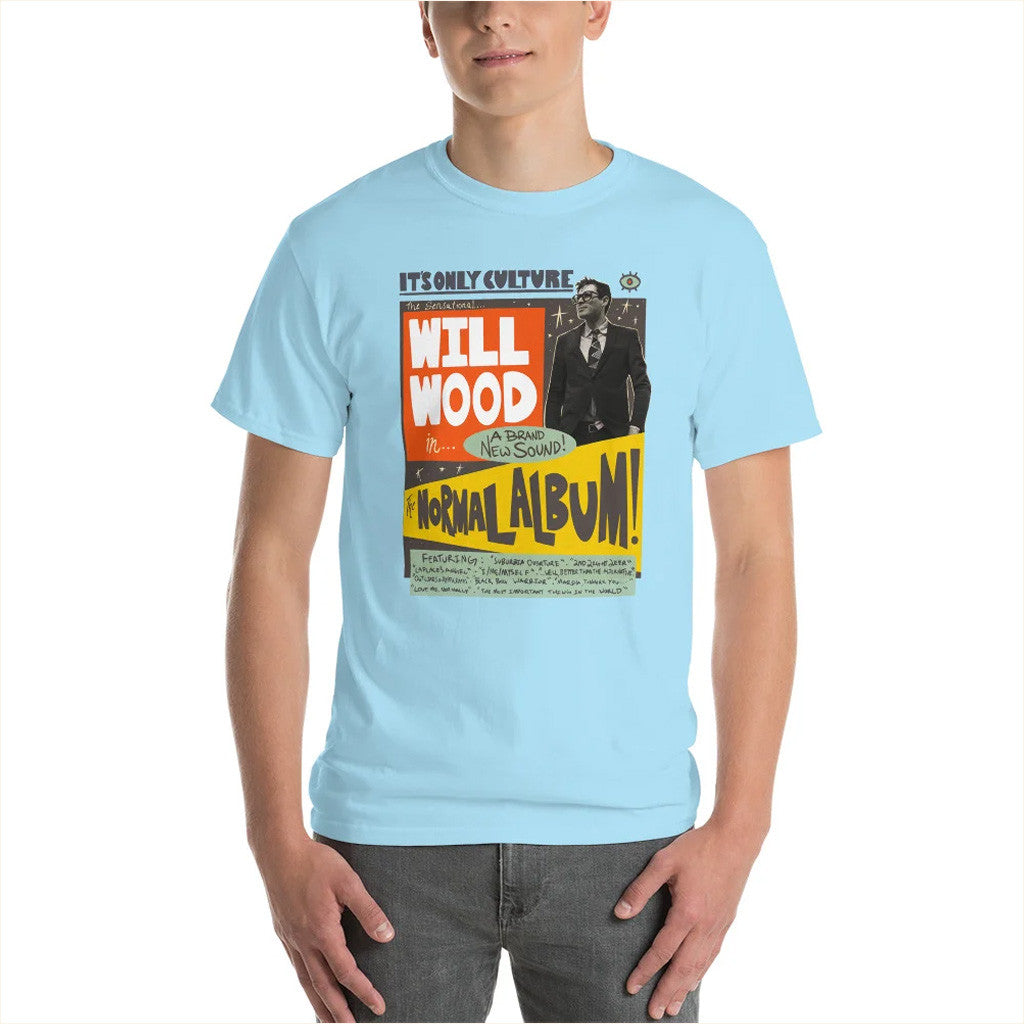 Will Wood Merch The Normal Album Retro Light Blue Shirt Gift Ideas For Fans Will Wood Merch The Normal Album Retro Light Blue Shirt Gift Ideas For Fans