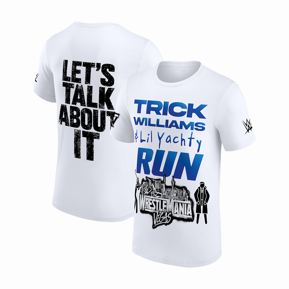 Williams & Lil Yachty WrestleMania T-Shirt WWE Streetwear Apparel WWE Gear For Boyfriend