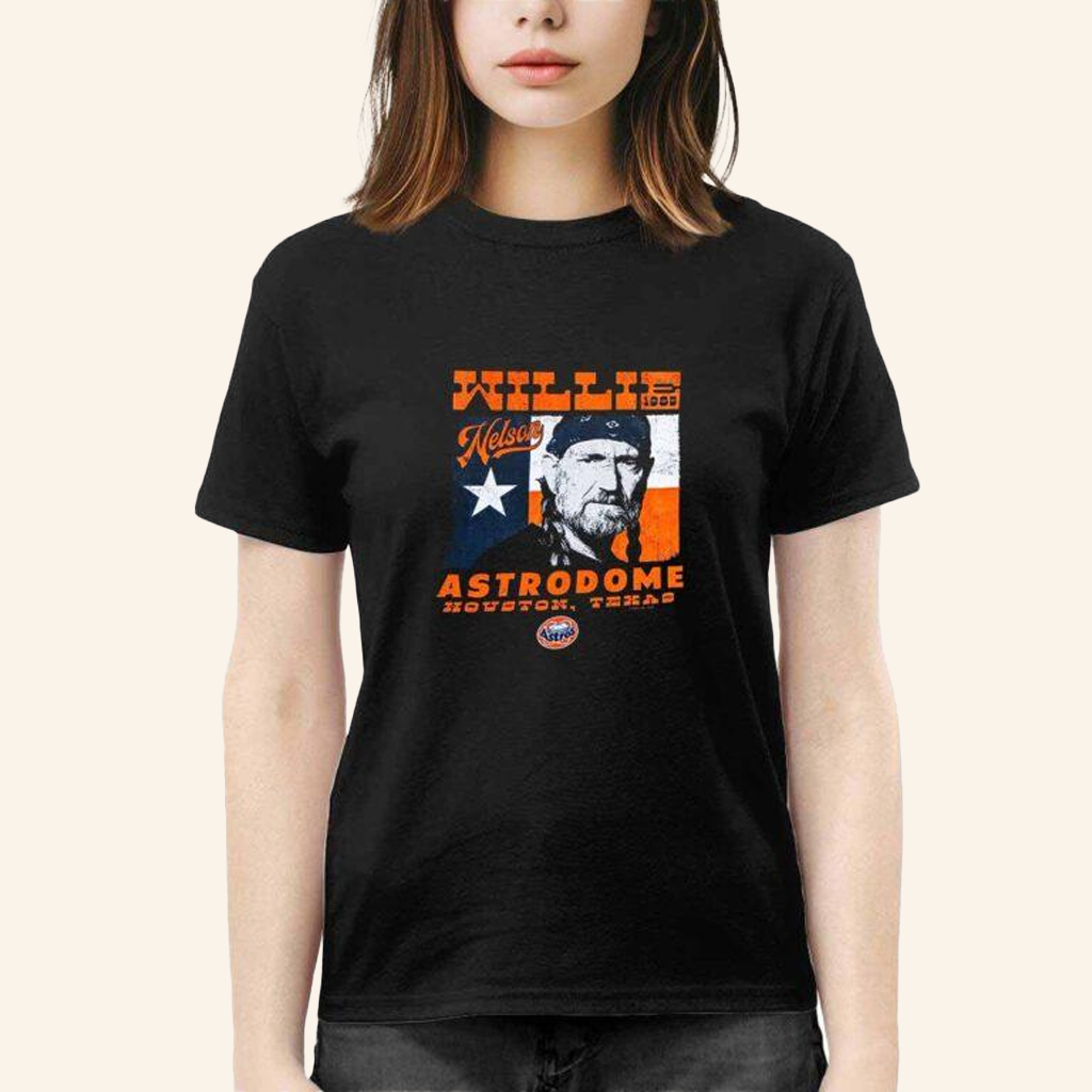 Willie Nelson Astrodome Houston Texas Shirt Gift Ideas For Wife
