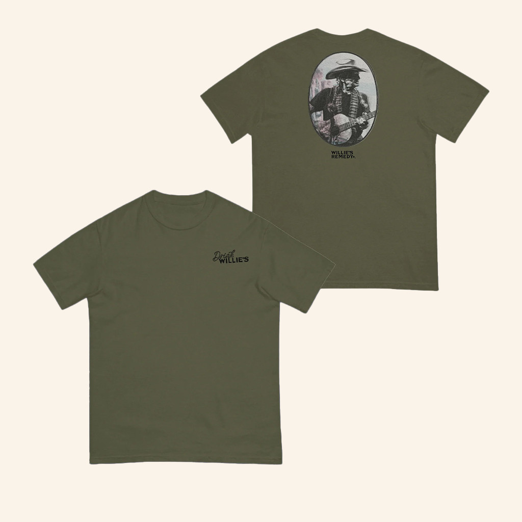 Willie's Remedy Merch Outlaw T-Shirt Drink Willie's Shirt Gifts For Brothers